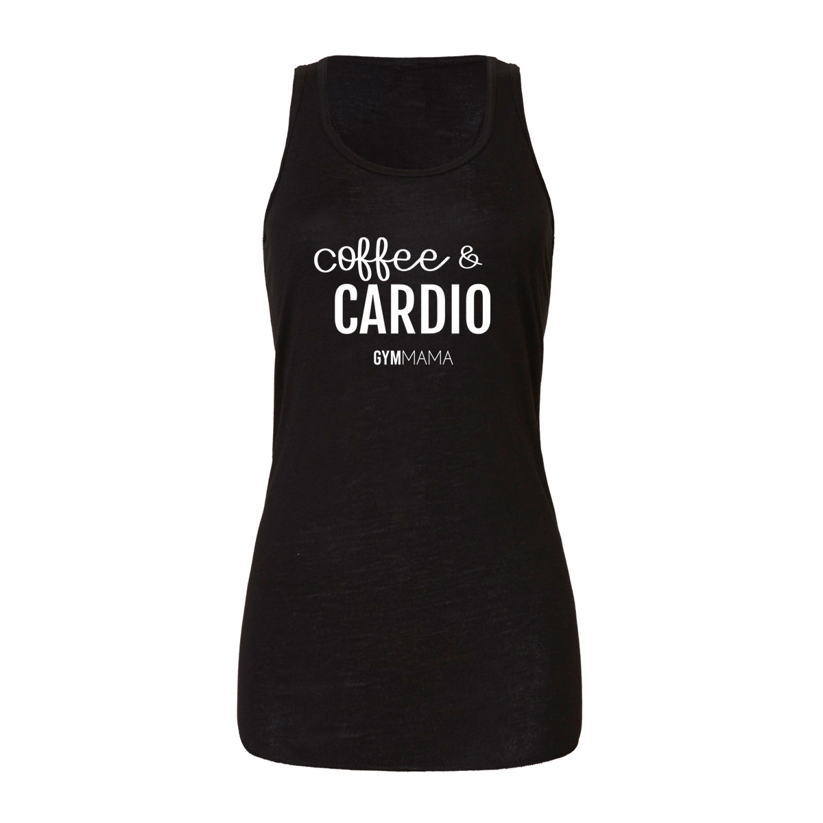 GYM MAMA COFFEE CARDIO FLOWY RACER VEST - Main Image