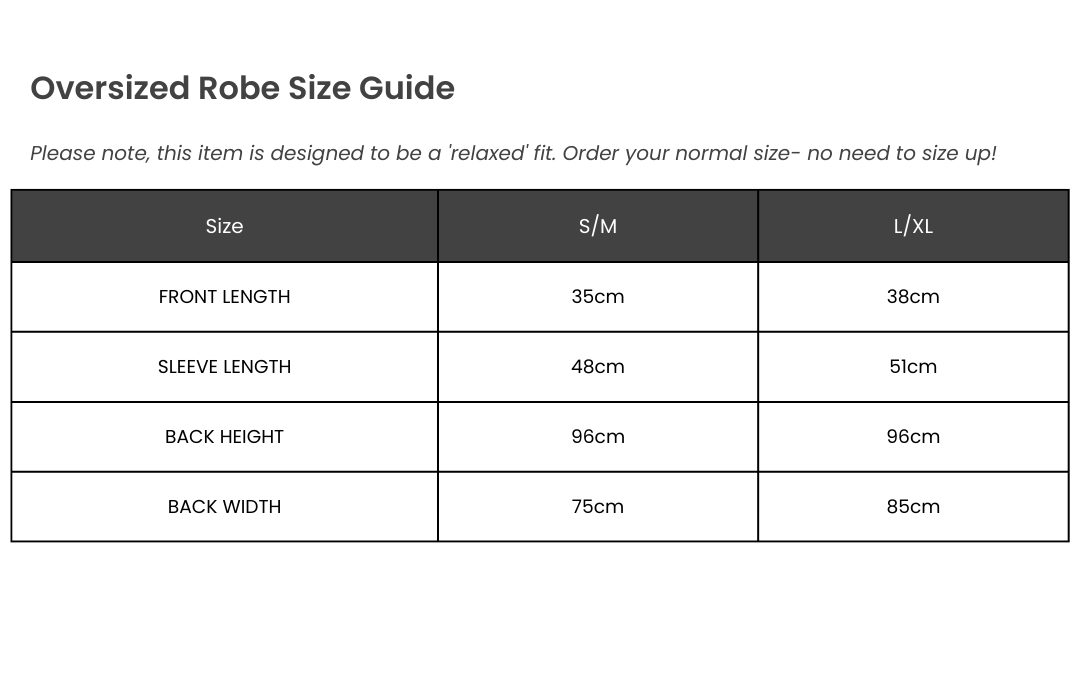 Gym Mama All-Seasons Oversized Waterproof Robe