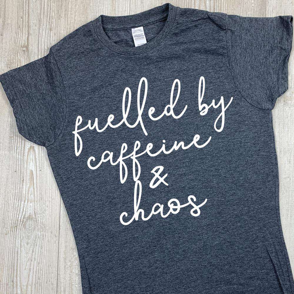 Gym Mama Fuelled by Caffeine & Chaos Tee