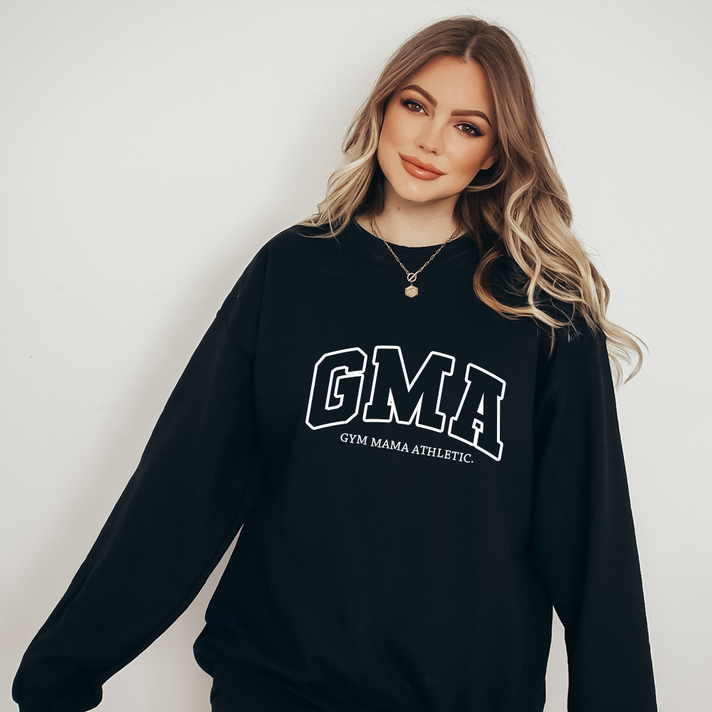 Gym Mama Athletic Varsity Sweatshirt