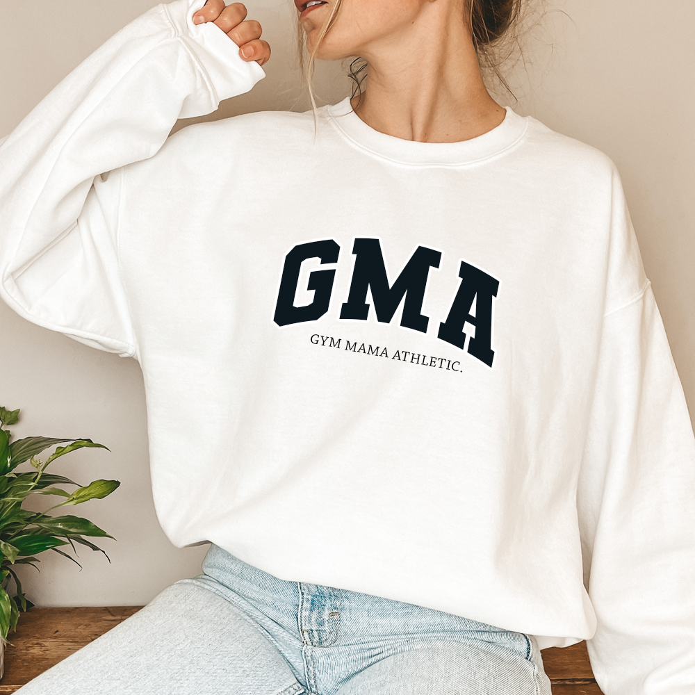Gym Mama Athletic Varsity Sweatshirt