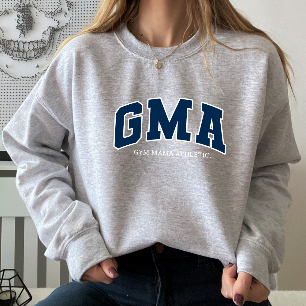 Gym Mama Athletic Varsity Sweatshirt