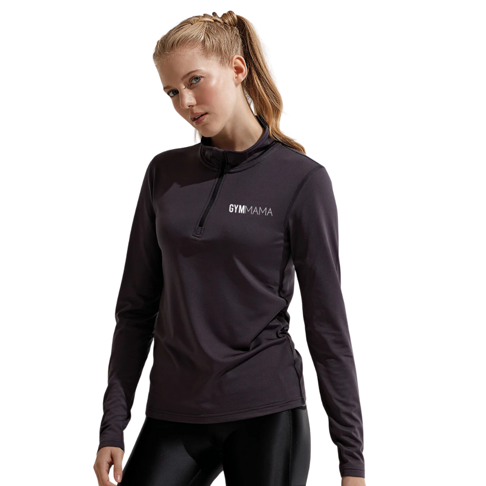 Gym Mama Brushed 1/4 Zip Training Top
