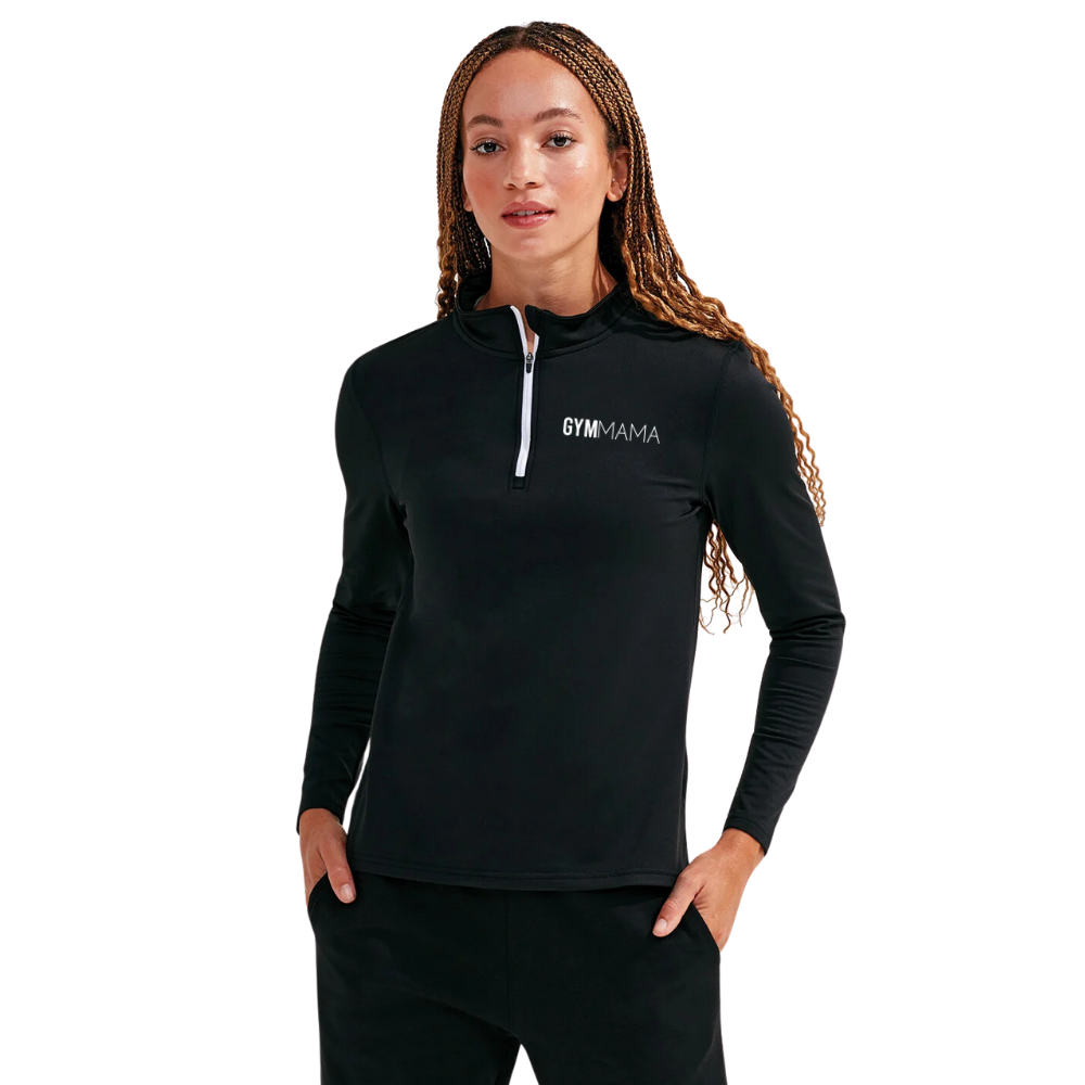 Gym Mama Brushed 1/4 Zip Training Top