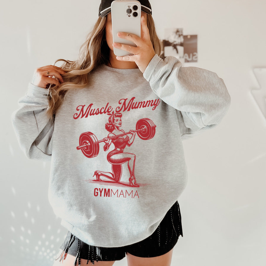 Muscle Mummy Retro Sweatshirt