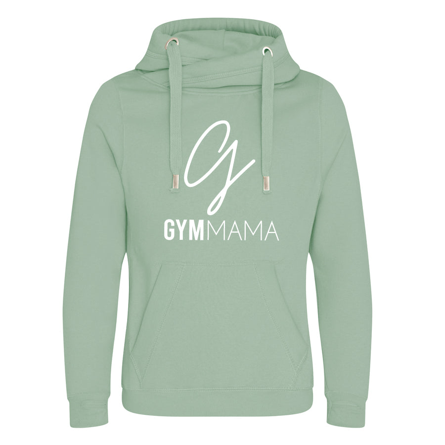 Gym Mama 365 Logo Cross Neck Hoodie