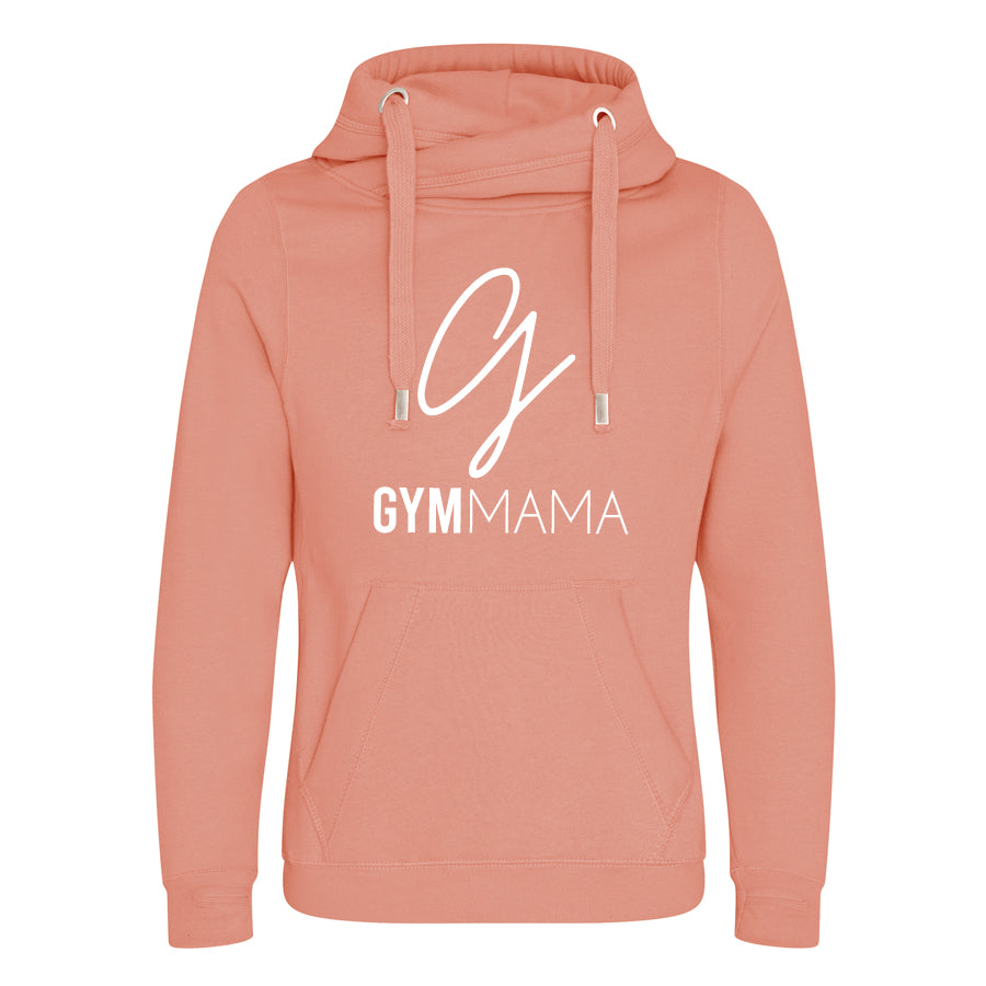 Gym Mama 365 Logo Cross Neck Hoodie