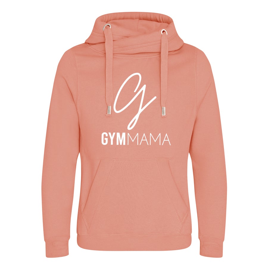 Gym Mama 365 Logo Cross Neck Hoodie