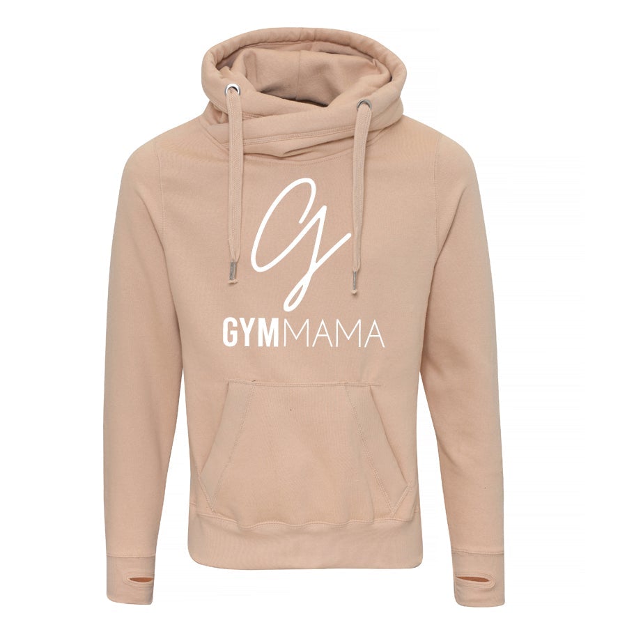 Gym Mama 365 Logo Cross Neck Hoodie
