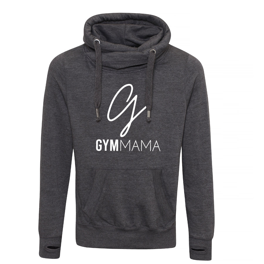Gym Mama 365 Logo Cross Neck Hoodie