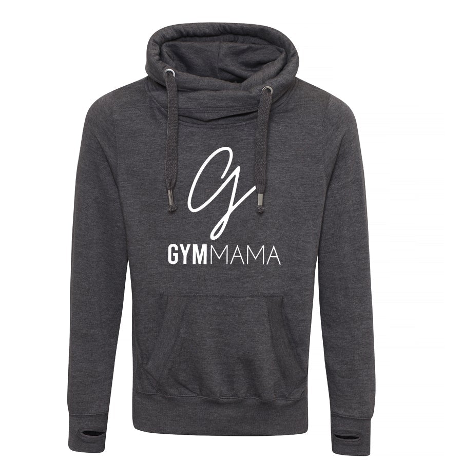 Gym Mama 365 Logo Cross Neck Hoodie