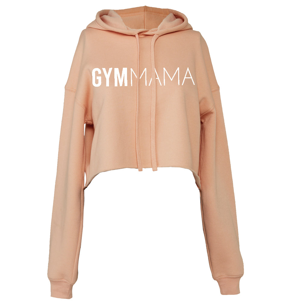 Gym Mama Ultra Cropped Logo Hoodie