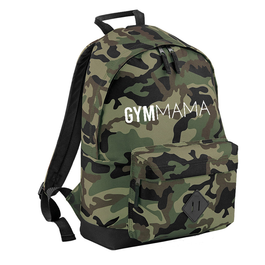 Gym Mama Camo Backpack