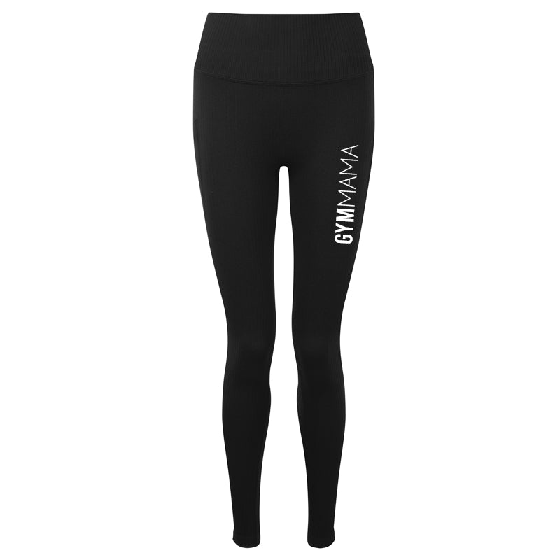 Gym Mama Spring Ribbed Pocket Leggings