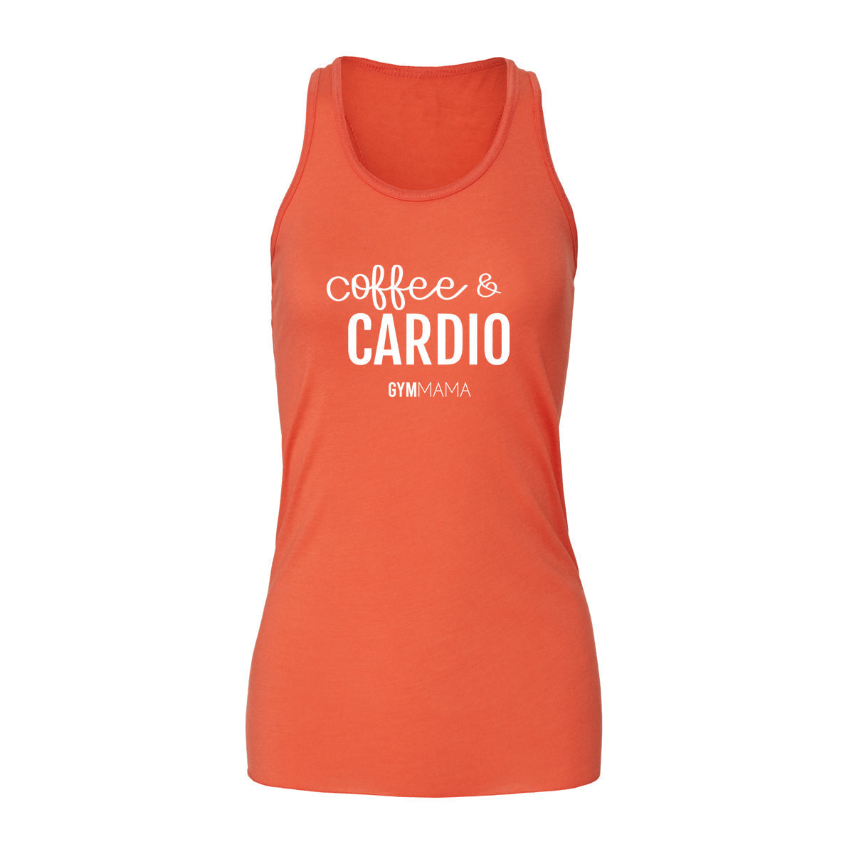 GYM MAMA COFFEE & CARDIO FLOWY RACER VEST