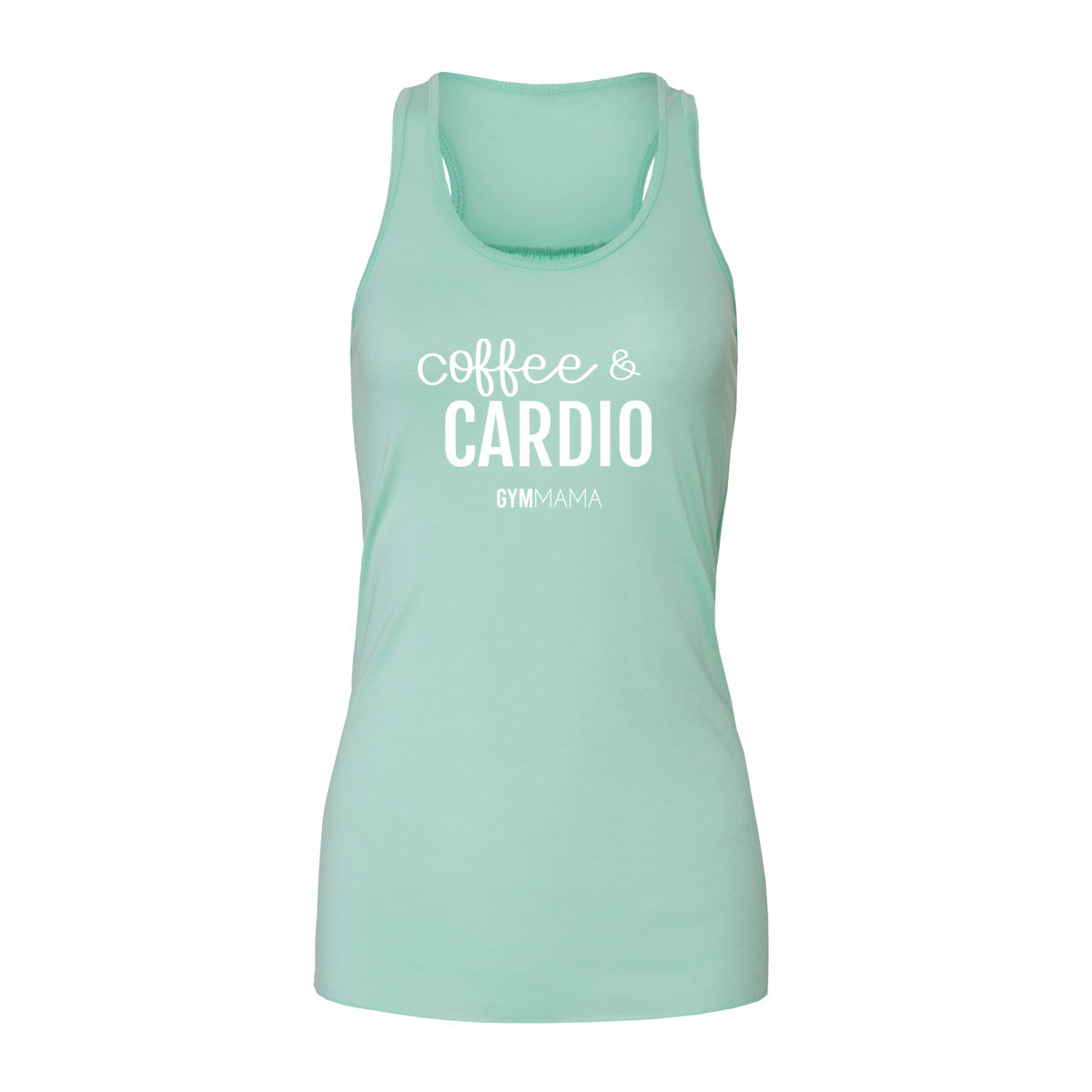GYM MAMA COFFEE & CARDIO FLOWY RACER VEST