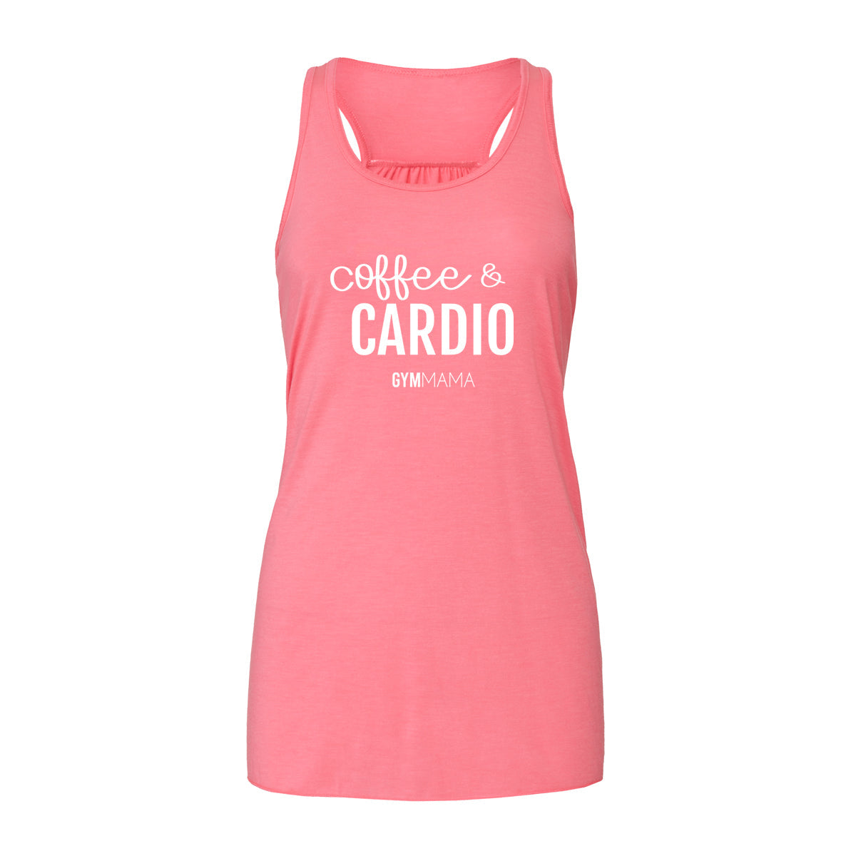 GYM MAMA COFFEE & CARDIO FLOWY RACER VEST