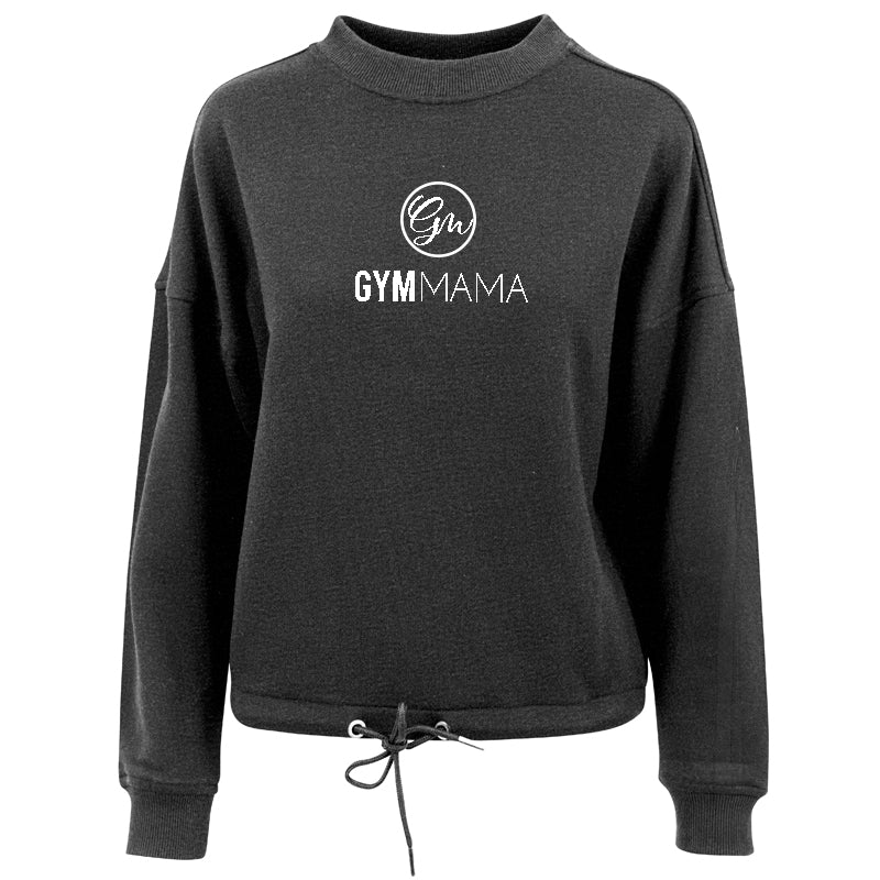 Gym Mama Logo Oversized Crew Sweatshirt