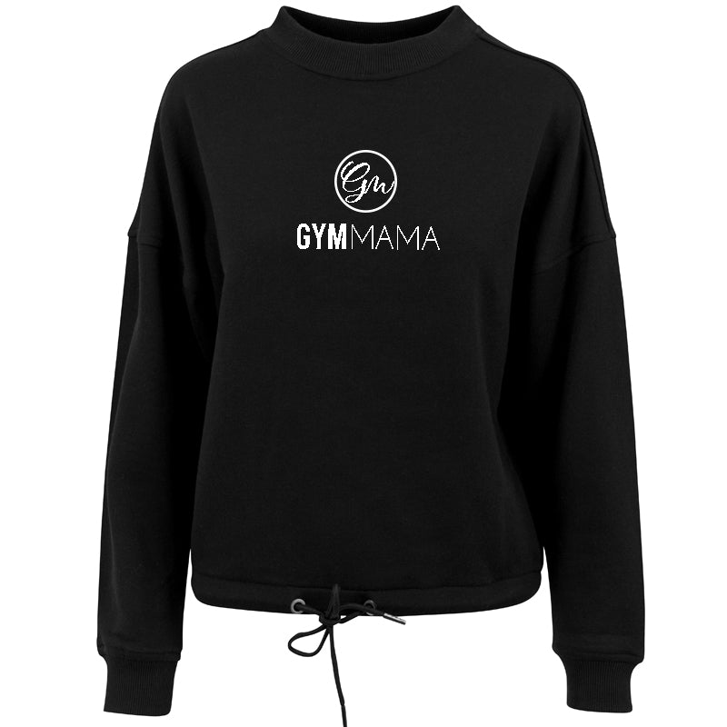 Gym Mama Logo Oversized Crew Sweatshirt
