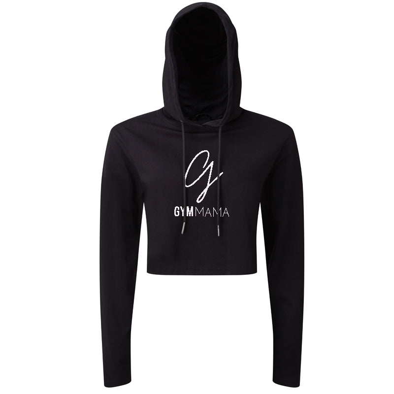 Gym Mama Mission Hooded Crop Top