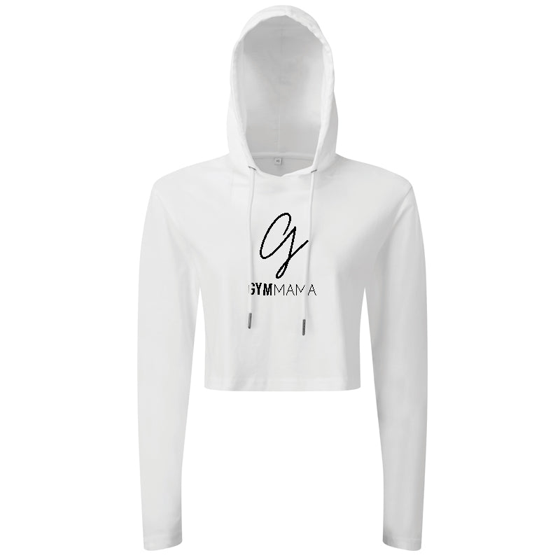 Gym Mama Mission Hooded Crop Top