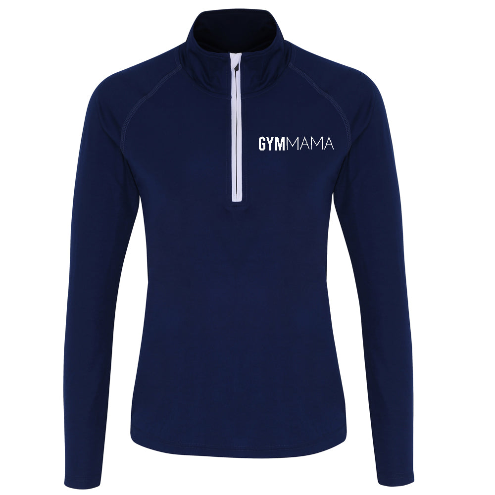 Gym Mama Phoenix 1/4 Zip Performance Top